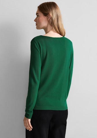 STREET ONE Пуловер в зелено