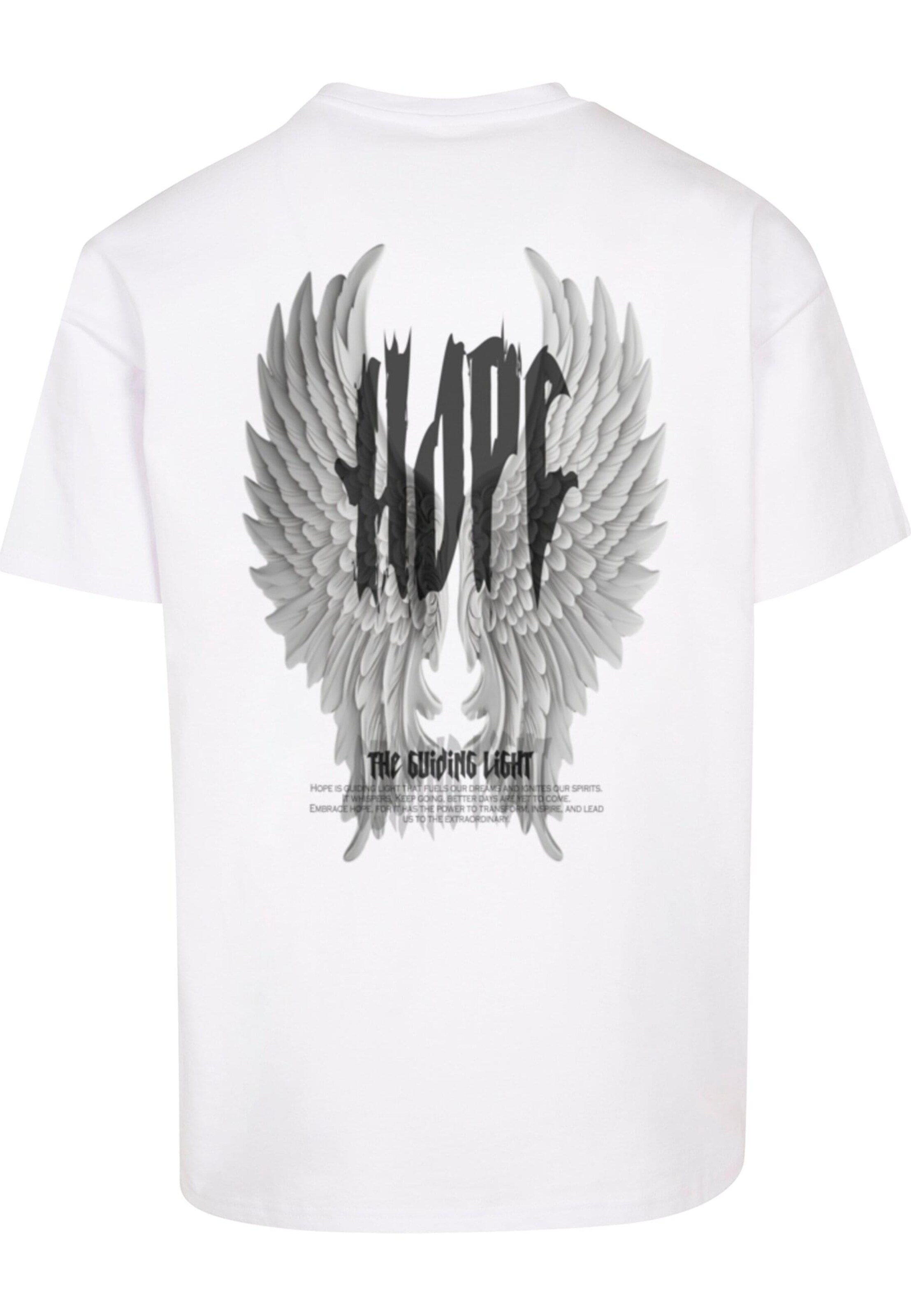 T-Shirt 'Hope Wings' Merchcode en blanc