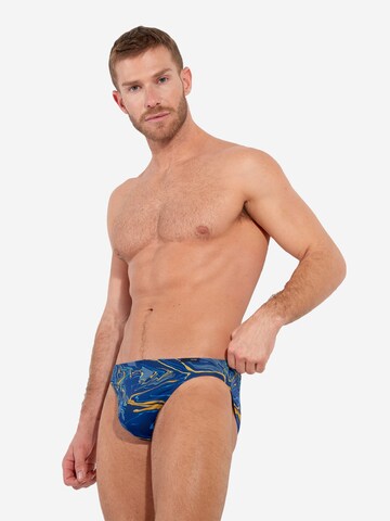 HOM Panty 'Funky Style' in Blue: front