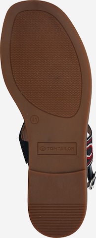 TOM TAILOR - Sandalias de dedo en azul