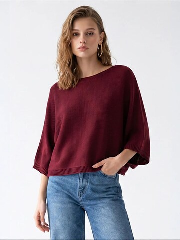 Pulover 'Pullover' de la MixRay pe roșu: față