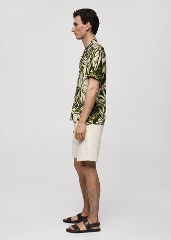 MANGO MAN Regular fit Button Up Shirt 'Javea' in Green