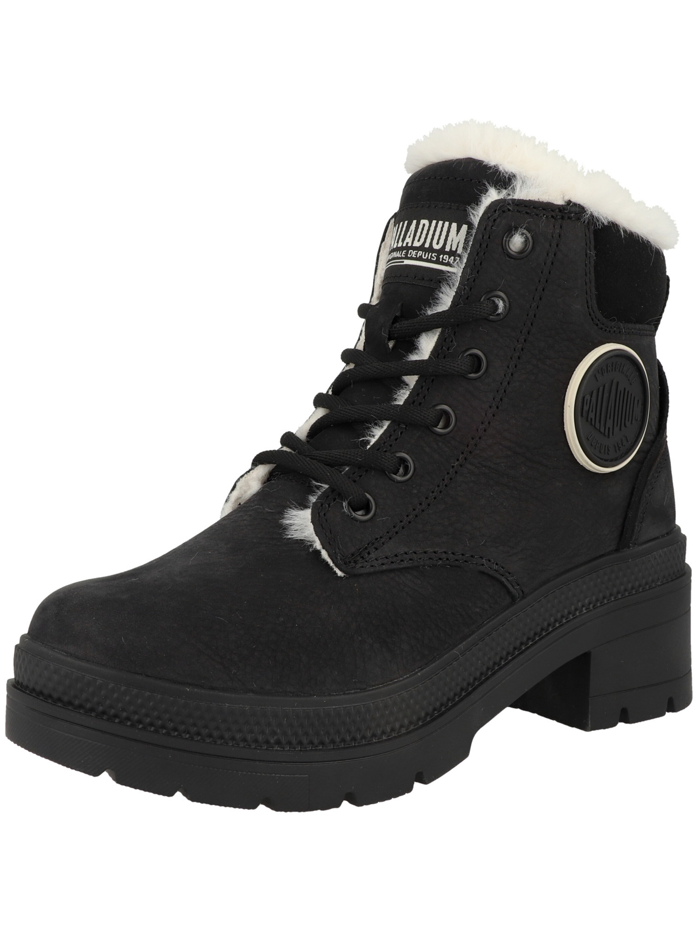 Palladium - Bota com atacadores 'Pallarise' em preto
