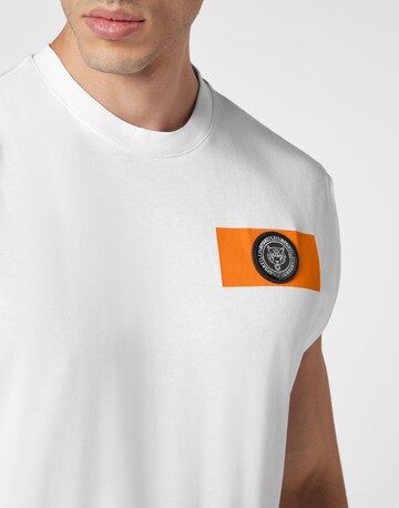 T-Shirt Plein Sport en blanc