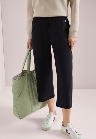 CECIL Wide Leg Hose in Schwarz