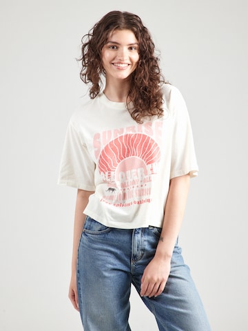 JDY T-Shirt 'JDYCARLA' in Weiß: Vorderseite
