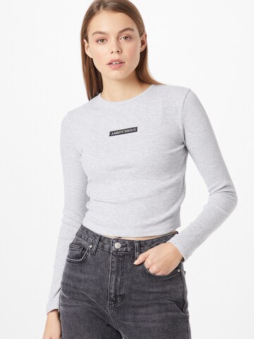 Tally Weijl Shirt in Grey: front