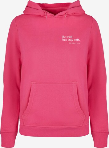 Merchcode Sweatshirt in Roze: voorkant