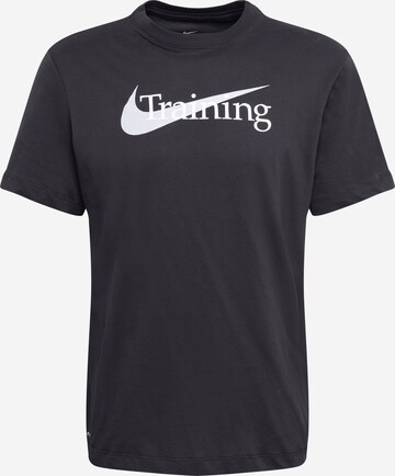 T-Shirt fonctionnel NIKE en noir : devant