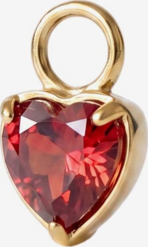 PURELEI - Colgante 'Red Heart' en oro: frente