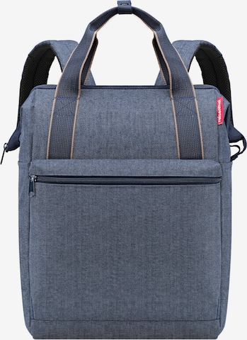 REISENTHEL Backpack in Blue: front