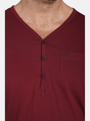 Charles Colby Kurzer Schlafanzug in Rot