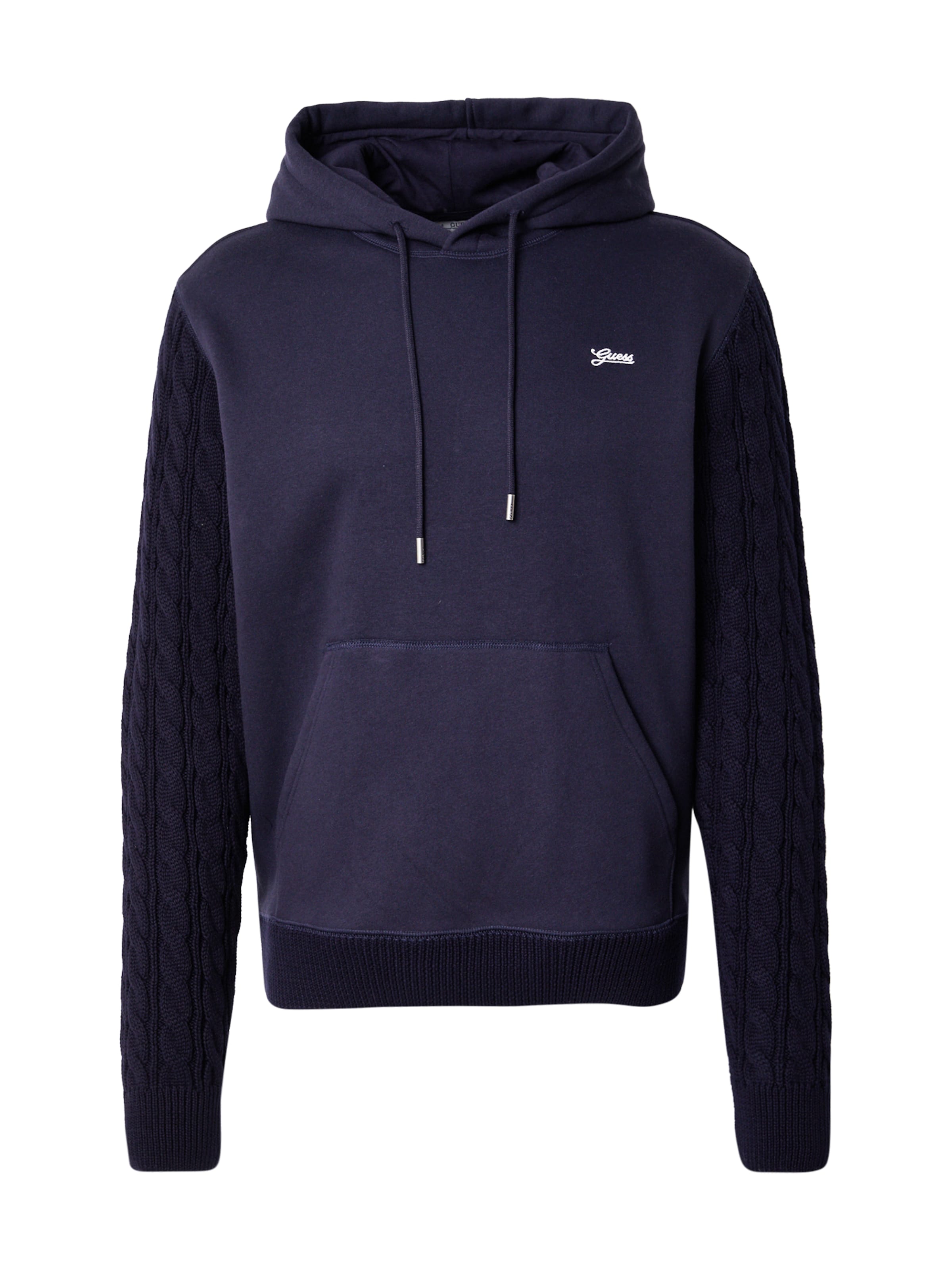 GUESS Μπλούζα φούτερ σε μπλε: μπροστά