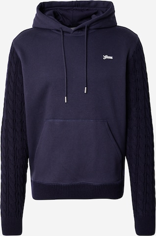 GUESS Collegepaita värissä sininen: etupuoli
