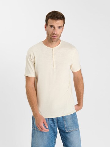 Le Temps Des Cerises Shirt 'ONEO' in Beige: voorkant