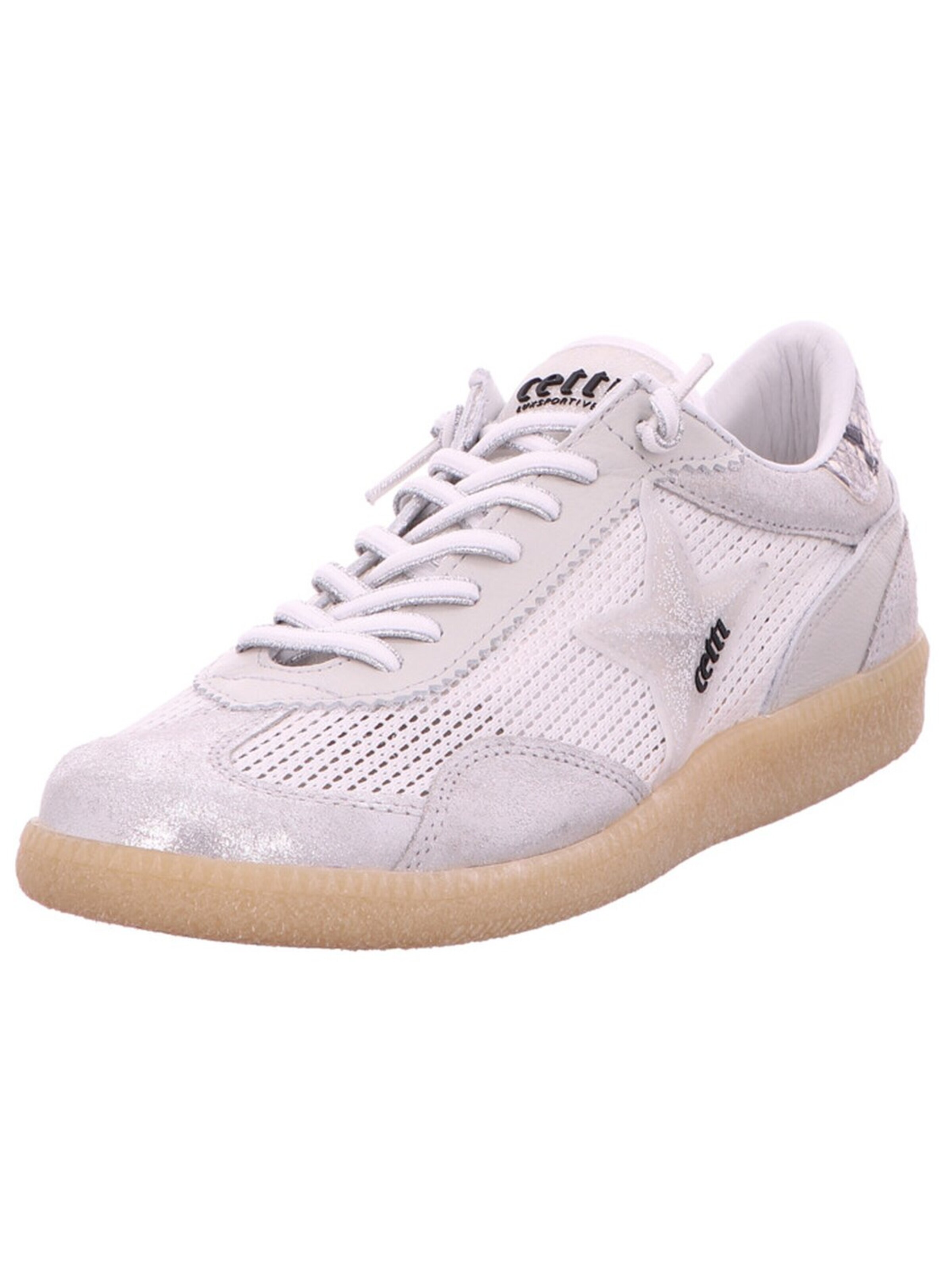 Cetti - Zapatillas deportivas bajas 'Sneaker Damen C1385 SRA mineral Rauleder in beige' en beige: frente