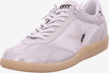Cetti Sneaker low 'Sneaker Damen C1385 SRA mineral Rauleder in beige' in Beige: Vorderseite