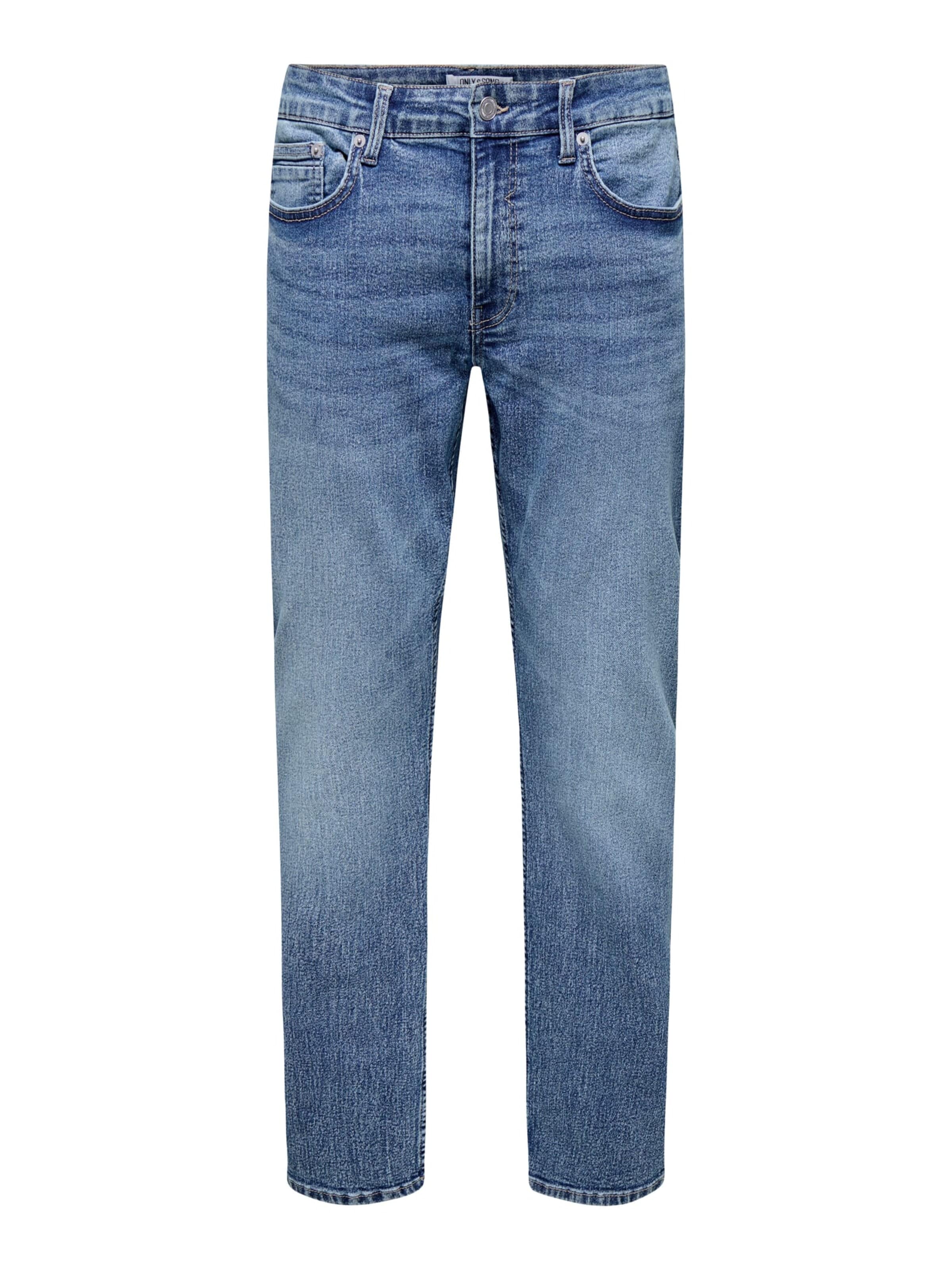 Only & Sons Baggy Jeans 'Weft' in Blue: front