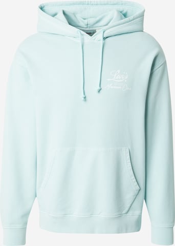 LEVI'S ® - Regular Fit Sweatshirt 'Relaxed Graphic Hoodie' em azul: frente