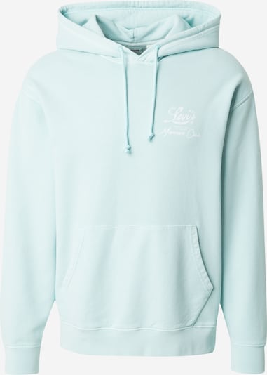 LEVI'S ® Sweatshirt 'Relaxed Graphic Hoodie' in pastellblau / weiß, Produktansicht