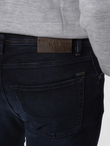 Finshley & Harding Slimfit Jeans 'Lewis' in Blauw