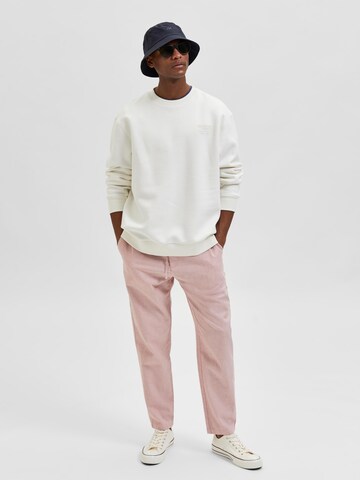 SELECTED HOMME regular Bukser 'Newton' i pink