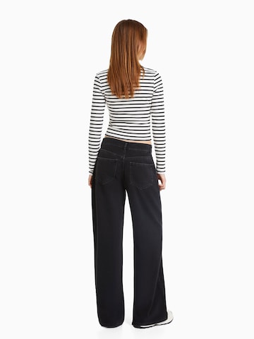 Bershka Wide leg Jeans in Black