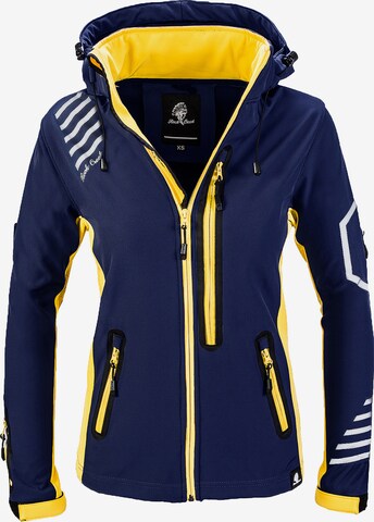 Rock Creek Outdoorjacke in Blau: predná strana