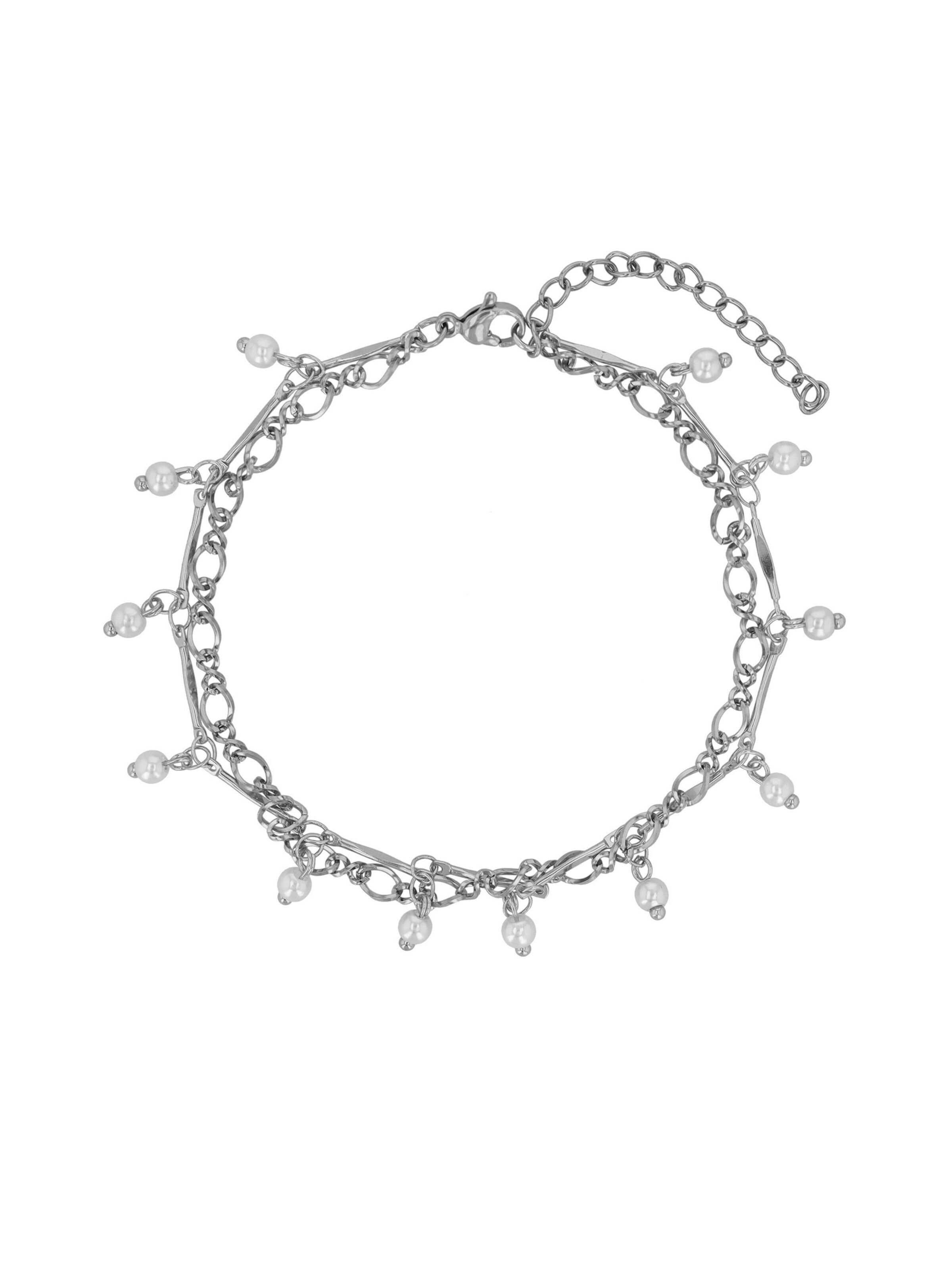 Akzent Fußschmuck 'Myrilla, langlebig'‌‌‌‌‌‌‌‌ in Silber: Vorderseite