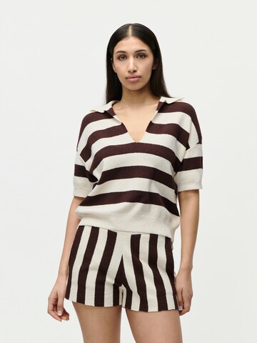 LeGer by Lena Gercke Tröja 'Lisey' i brun: framsida