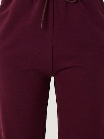Happiness İstanbul Wide leg Sportbroek 'Jogginghose' in Lila