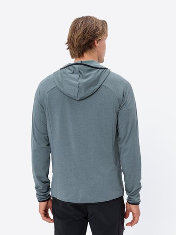 VAUDE Athletic fleece jacket 'Tekoa II' in Grey