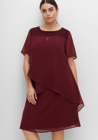 Robe de cocktail SHEEGO en rouge