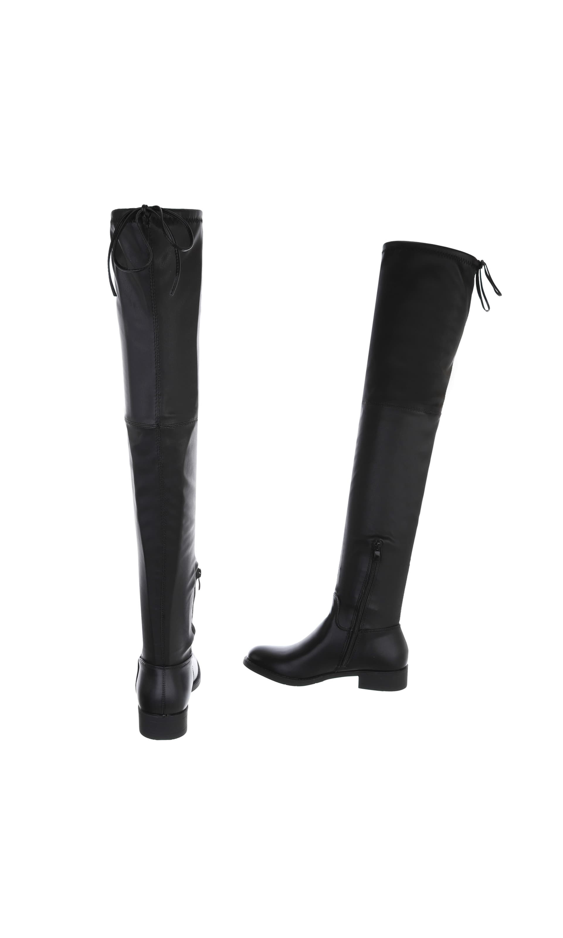 Ital-Design Stiefel in Schwarz