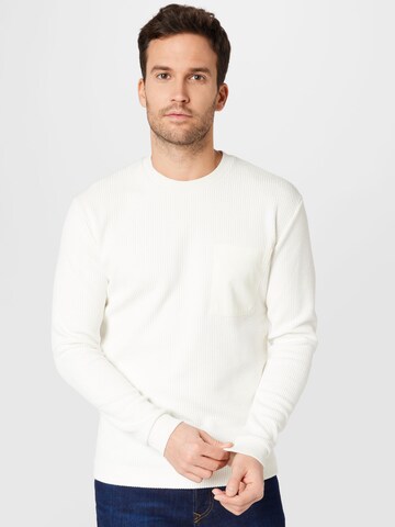 T-Shirt 'BENT' DRYKORN en blanc : devant