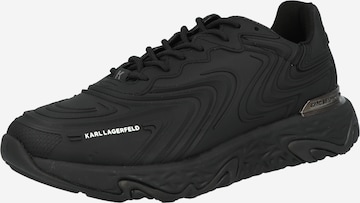 Karl Lagerfeld Rövid szárú sportcipők 'BLAZE' - fekete: elől