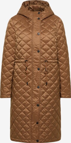 DreiMaster Klassik Between-seasons coat in Brown: front