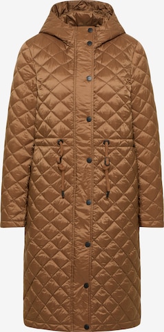 DreiMaster Klassik Between-Seasons Coat in Brown: front