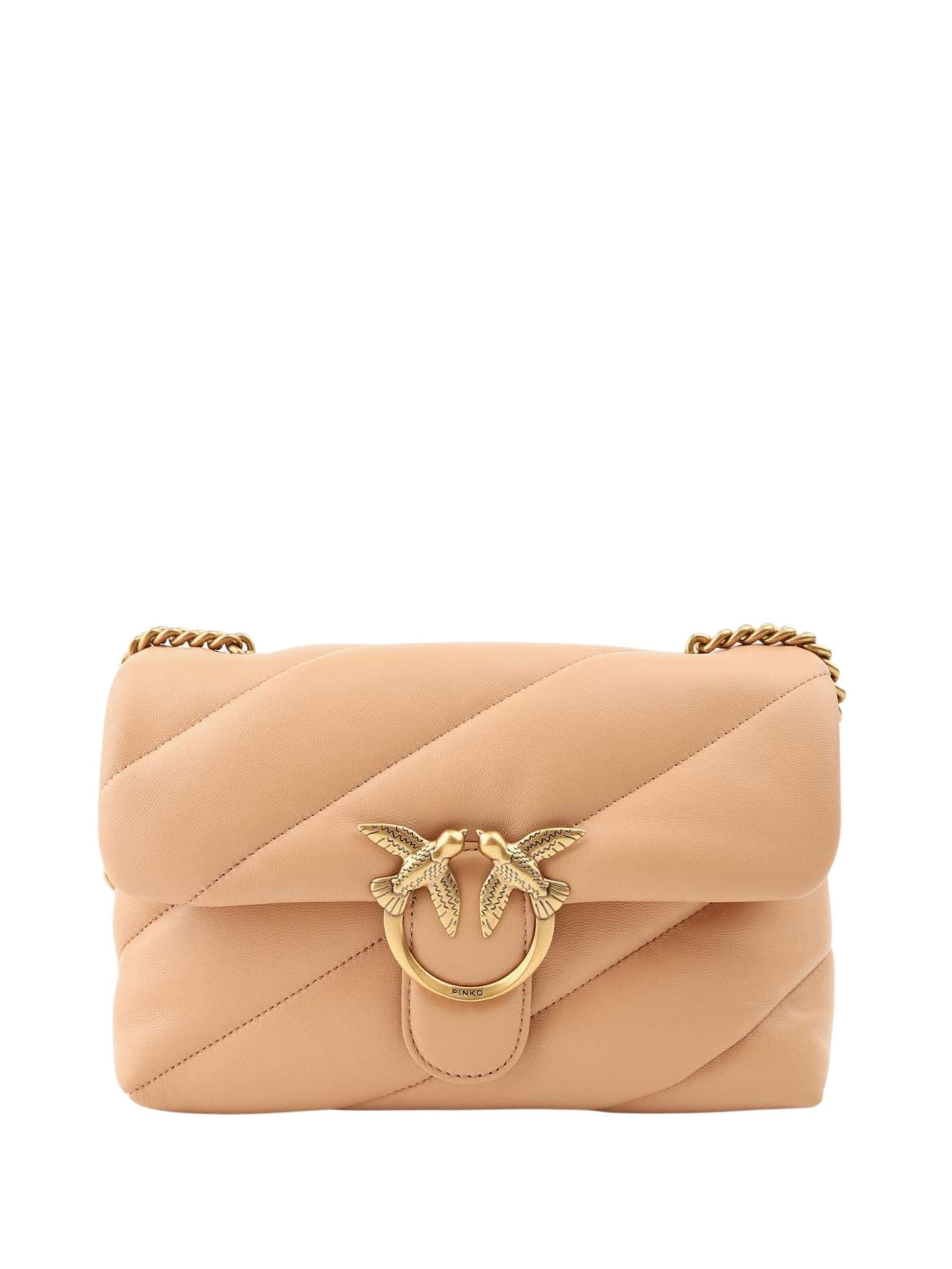PINKO Kabelka 'Pinko Sacs à main Love Puff Classic Cl Sheep Nap Rose' – pink: přední strana