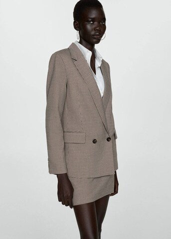 MANGO Blazer 'Charlott' in Braun: Vorderseite