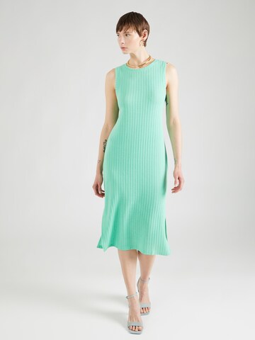 VERO MODA - Vestido de punto 'OLIVA' en verde: frente