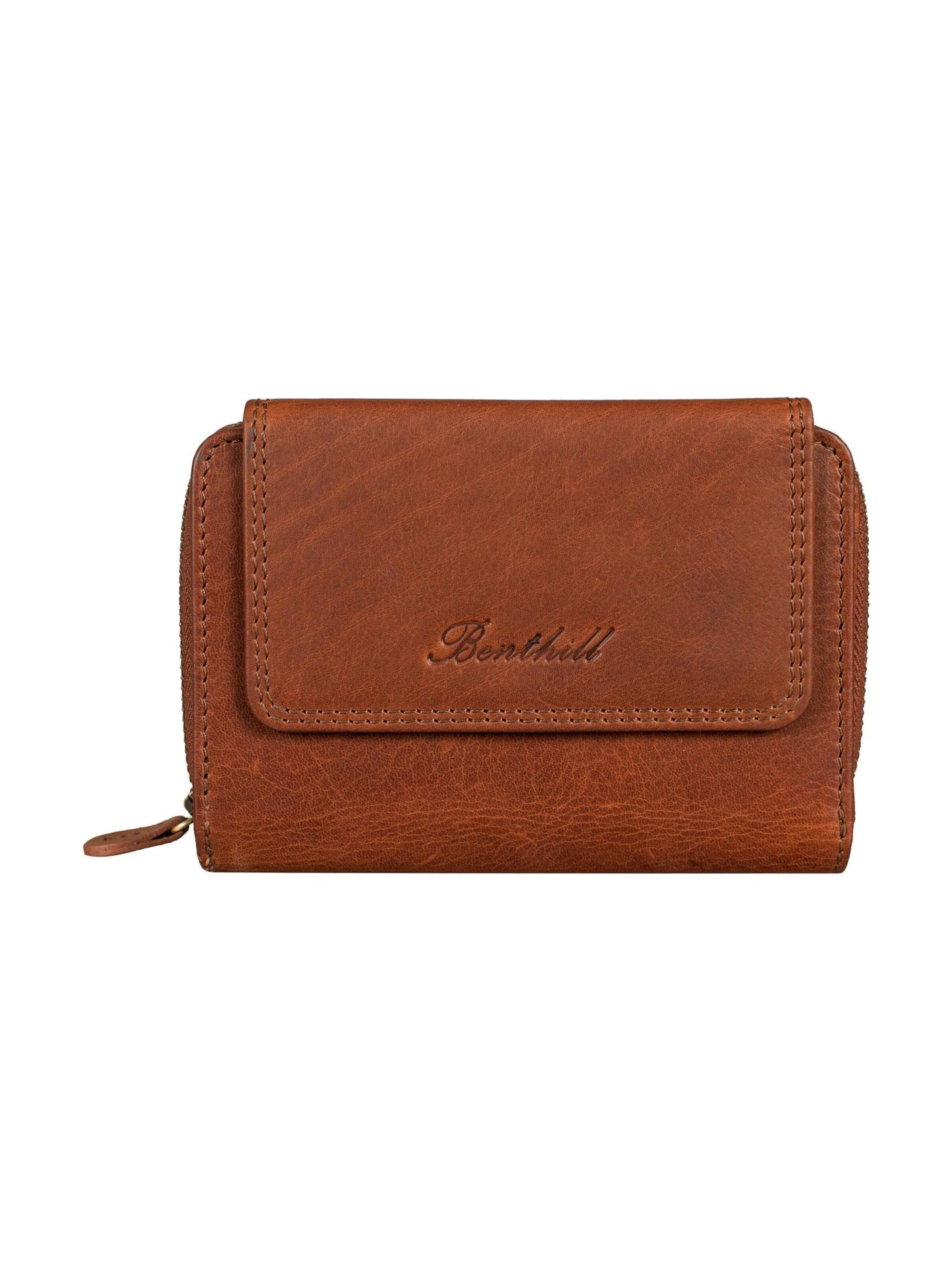 Benthill Wallet in Brown: front