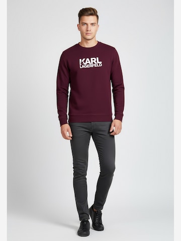 Sweat-shirt Karl Lagerfeld en rouge