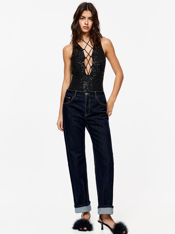 Pull&Bear Shirtbody in Schwarz