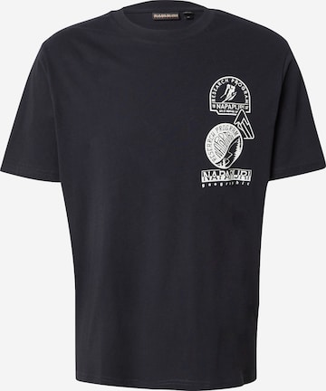 T-Shirt 'FUNES' NAPAPIJRI en noir : devant