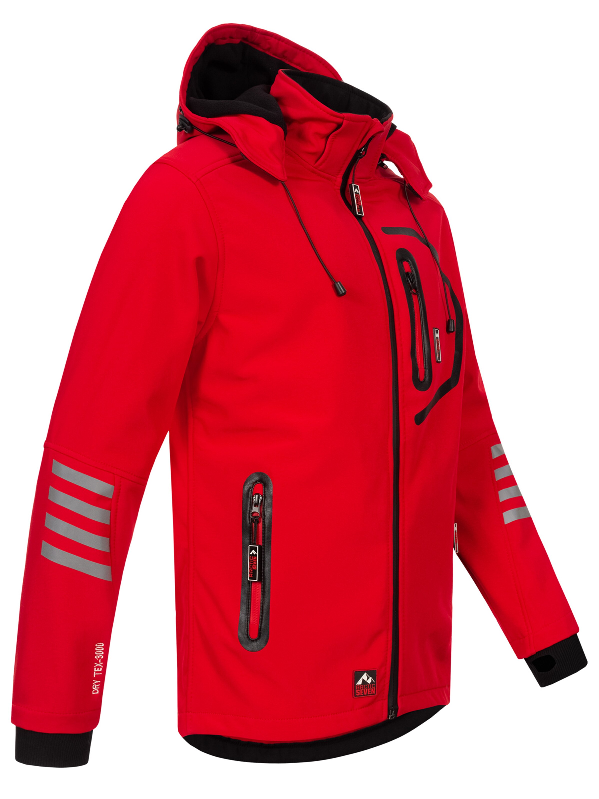 Arctic Seven Between-Season Jacket in Red
