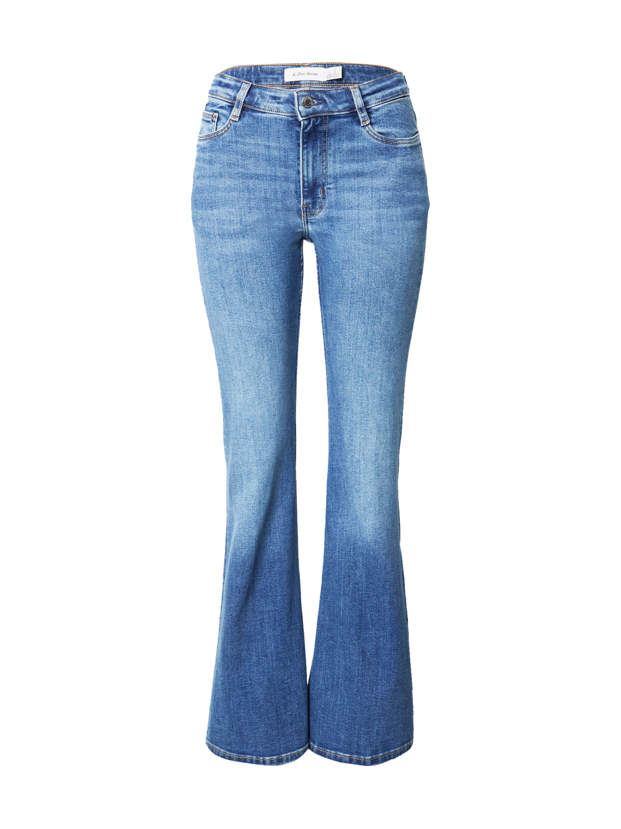 & Other Stories Rozšírený strih Džínsy - Modrá: predná strana