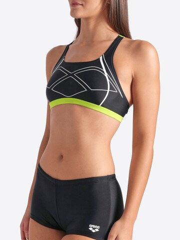 Bustier Bikini 'GRAPHIC' ARENA en noir