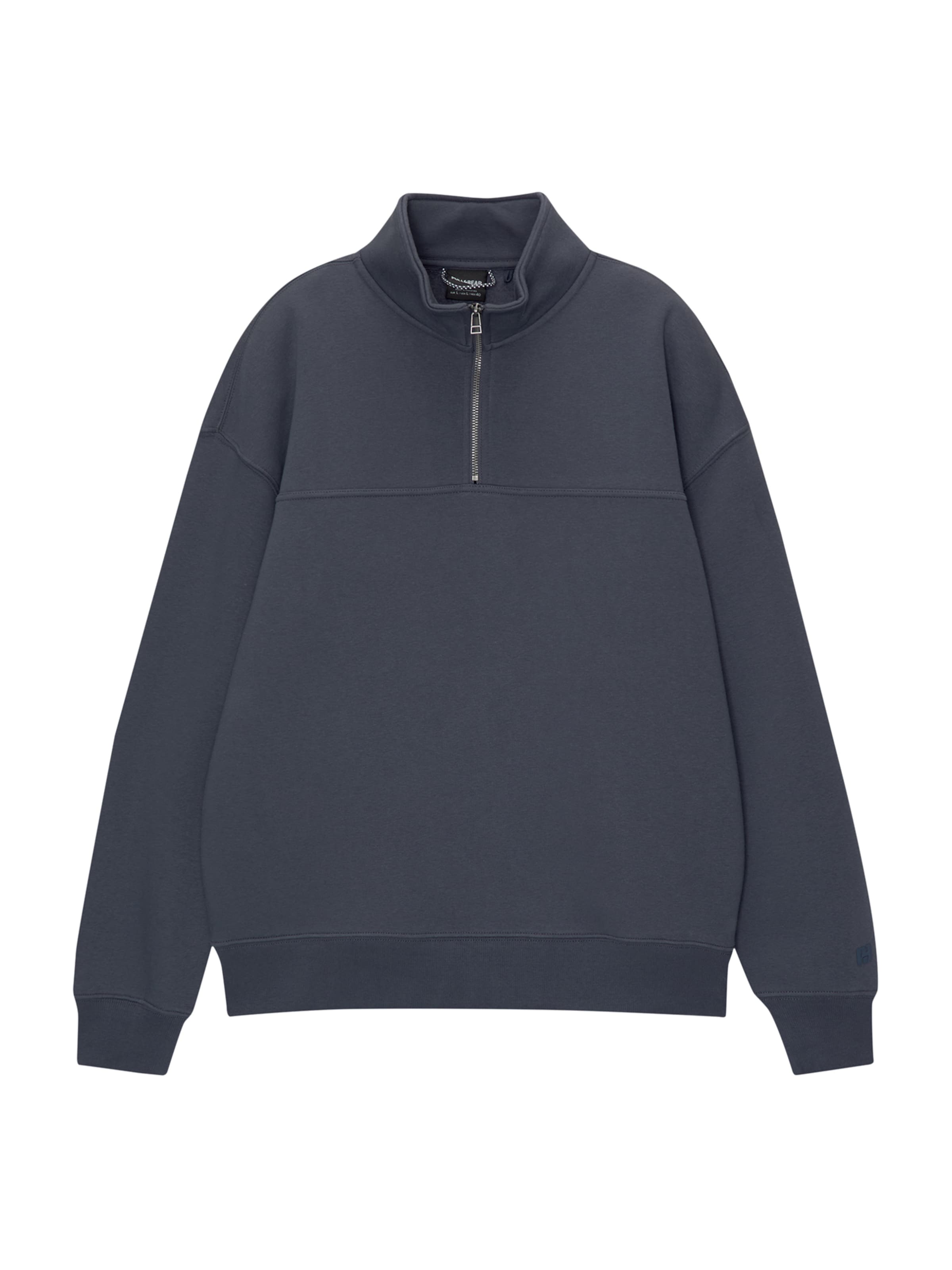 Pull&Bear Mikina - Modrá: predná strana