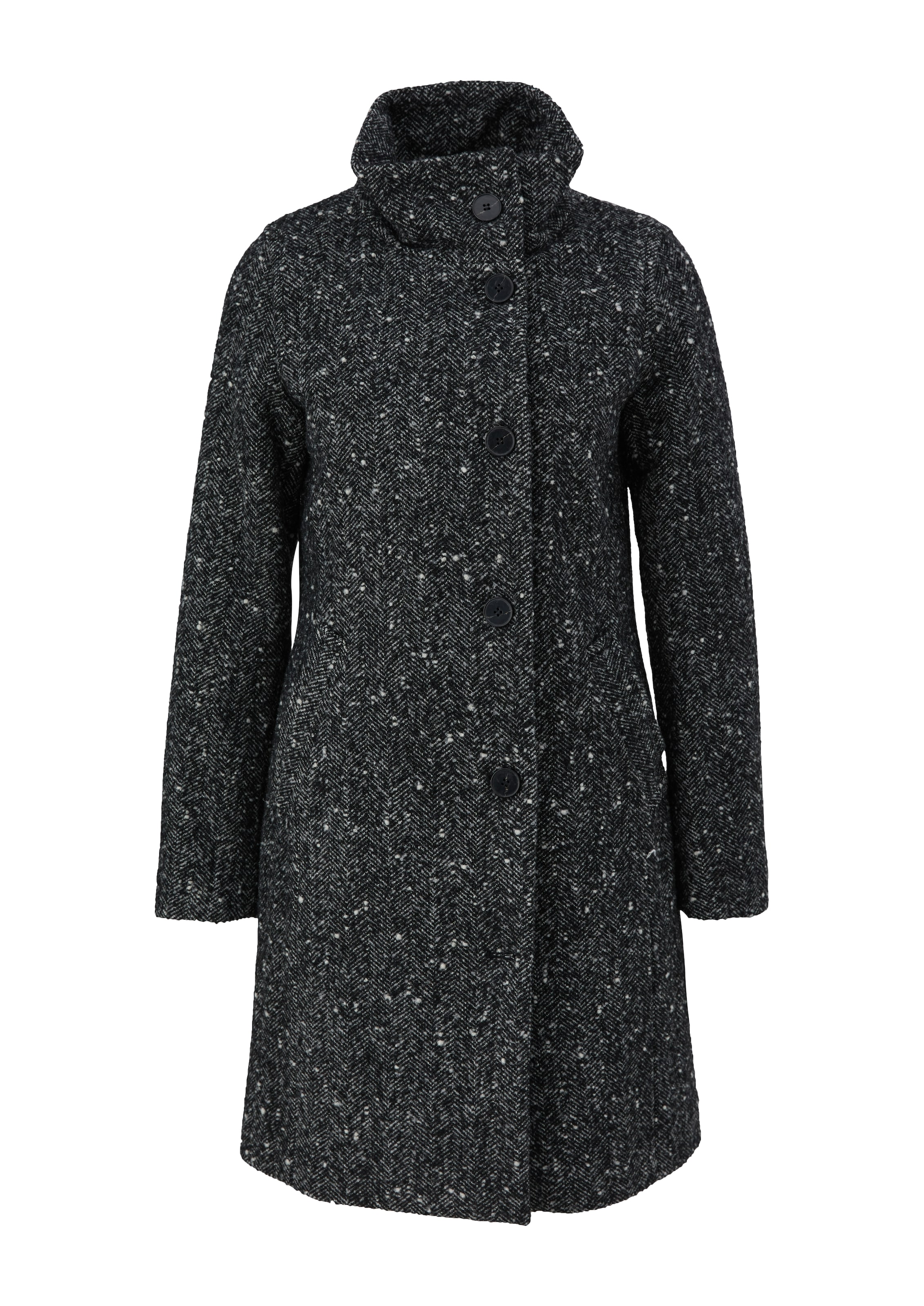 Manteau mi-saison s.Oliver en noir : devant